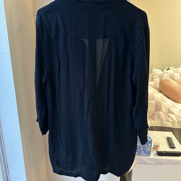 Silence+Noise blazer with single button and 3/4 sleeves - Picture 3 of 3